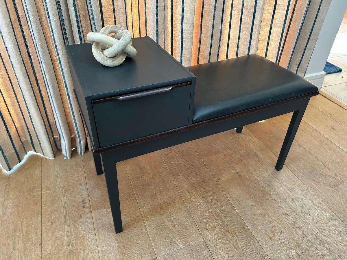 Hall table / MCM telephone seat - Image 3