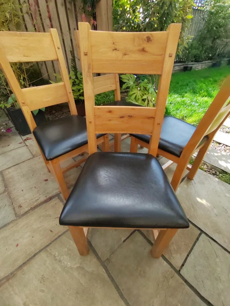 4 kitchen dining chairs - Image 2