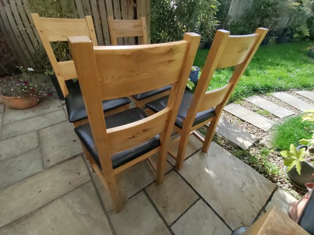 4 kitchen dining chairs - Image 4