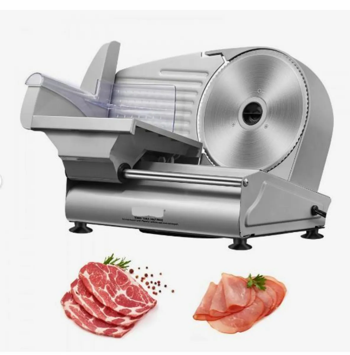 Meat Slicer, 180W Electric Deli Food - Image 1