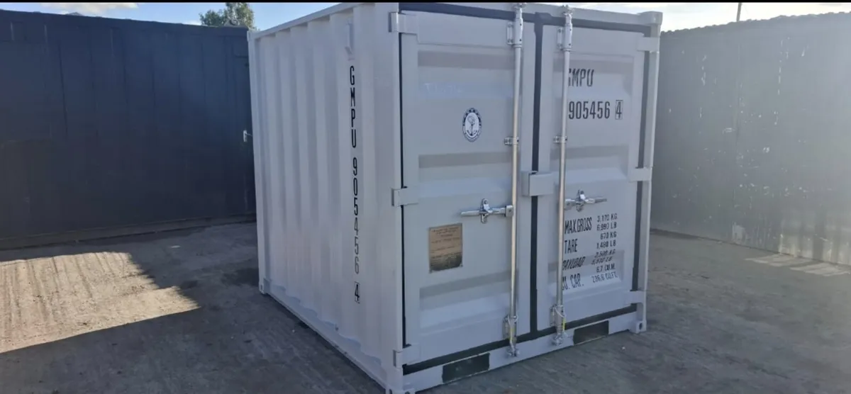 7ft x 6ft Steel Container – Side Door, Window - Image 1