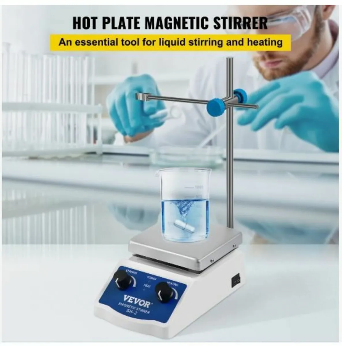 SH-2 Magnetic Stirrer Laboratory Magnetic - Image 1