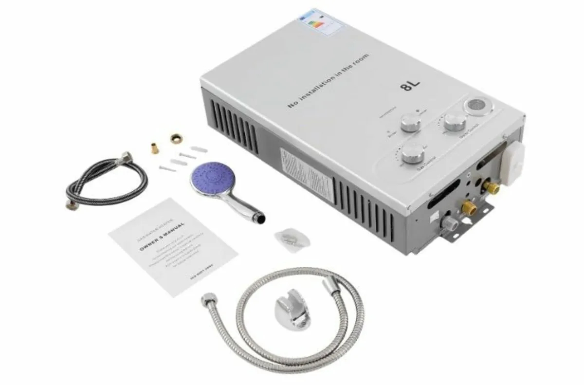 8L gas water heater, 18KW LPG instantaneous water - Image 2