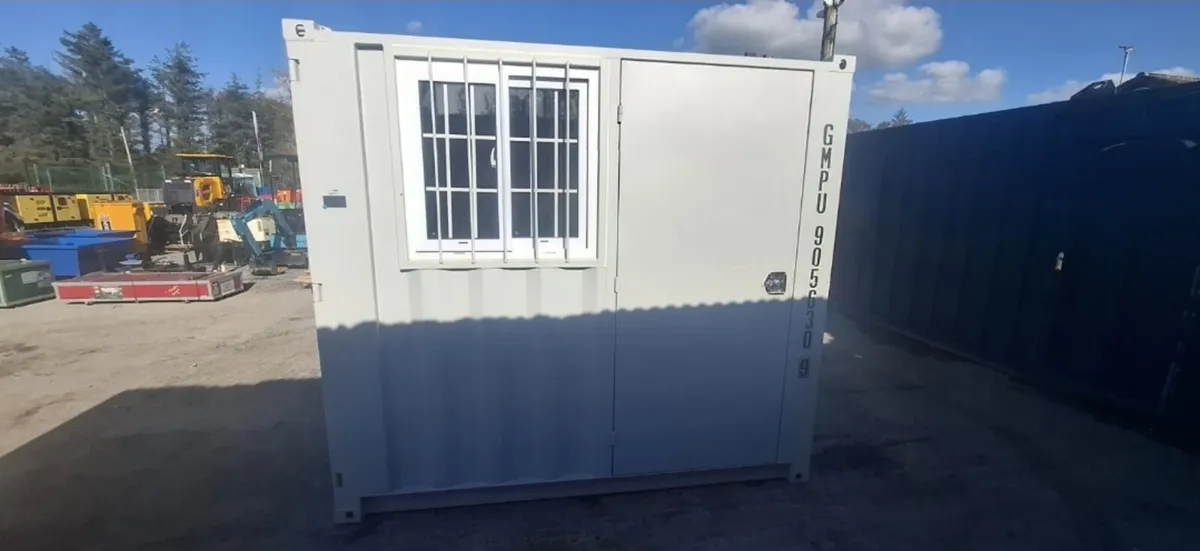 8ft x 6ft Steel Container – Side Door, Window - Image 4