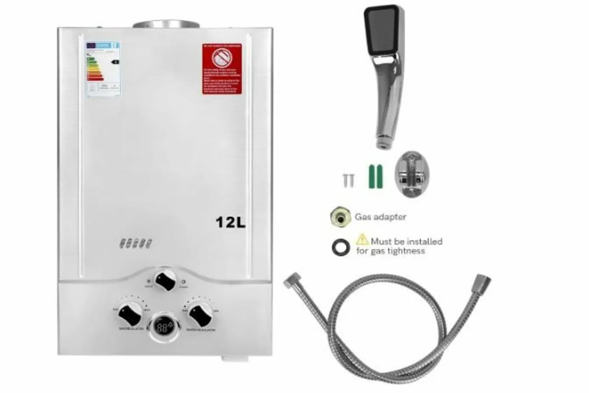 12LPM Gas Instantaneous Water Heater, 24 kW - Image 2