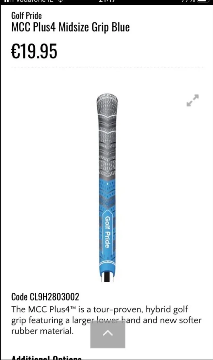 Midsize Golf Pride Grips ( €50 for 10 ) - Image 3