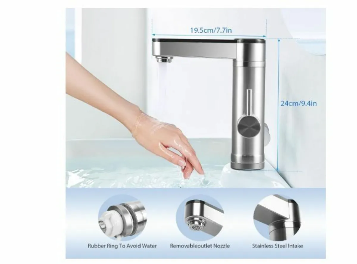 220 V 3300 W Electric Continuous Hot Water Tap - Image 2