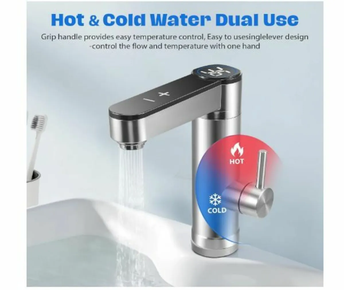 220 V 3300 W Electric Continuous Hot Water Tap - Image 4