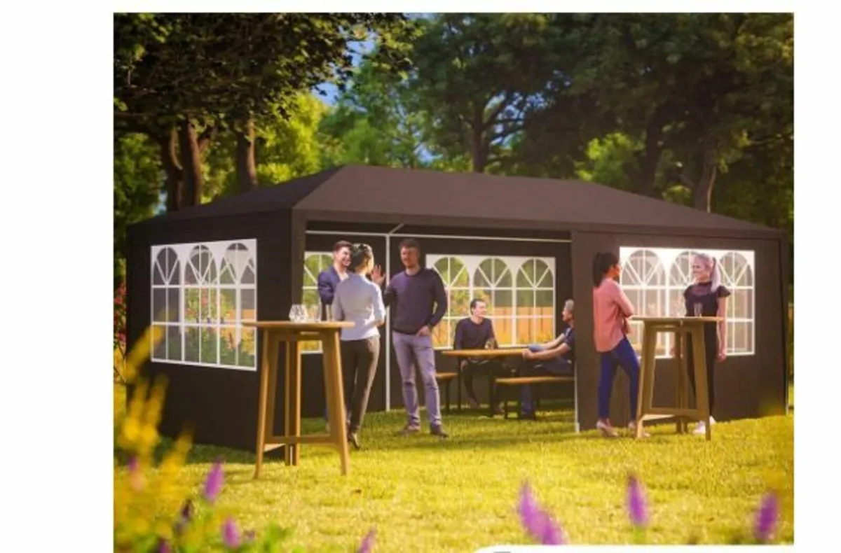 Gazebo 3 x 6 m UV Protection - Image 2