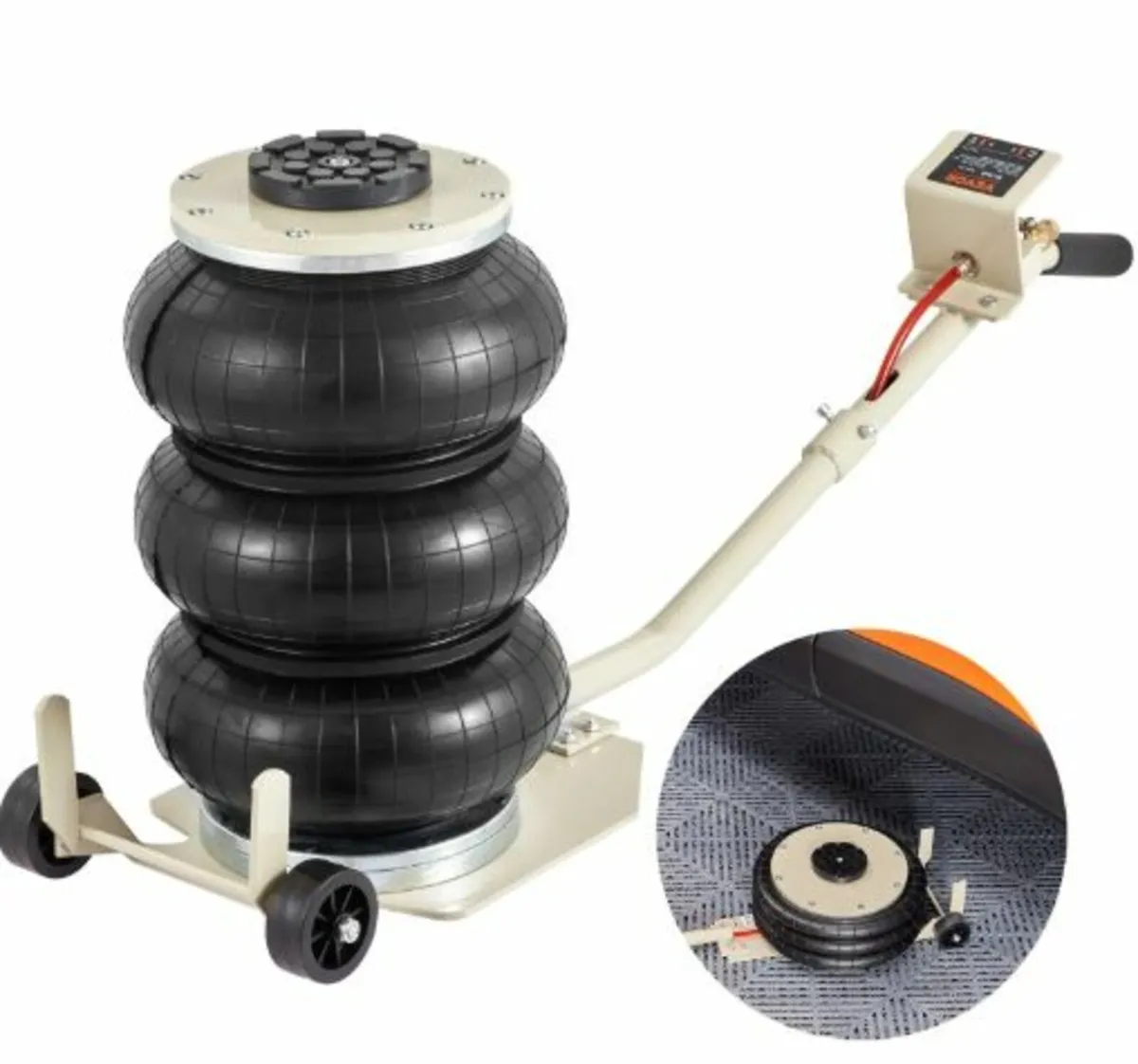 Triple Bag Air Jack 3 Ton/6600 lbs Pneumatic Jack - Image 1