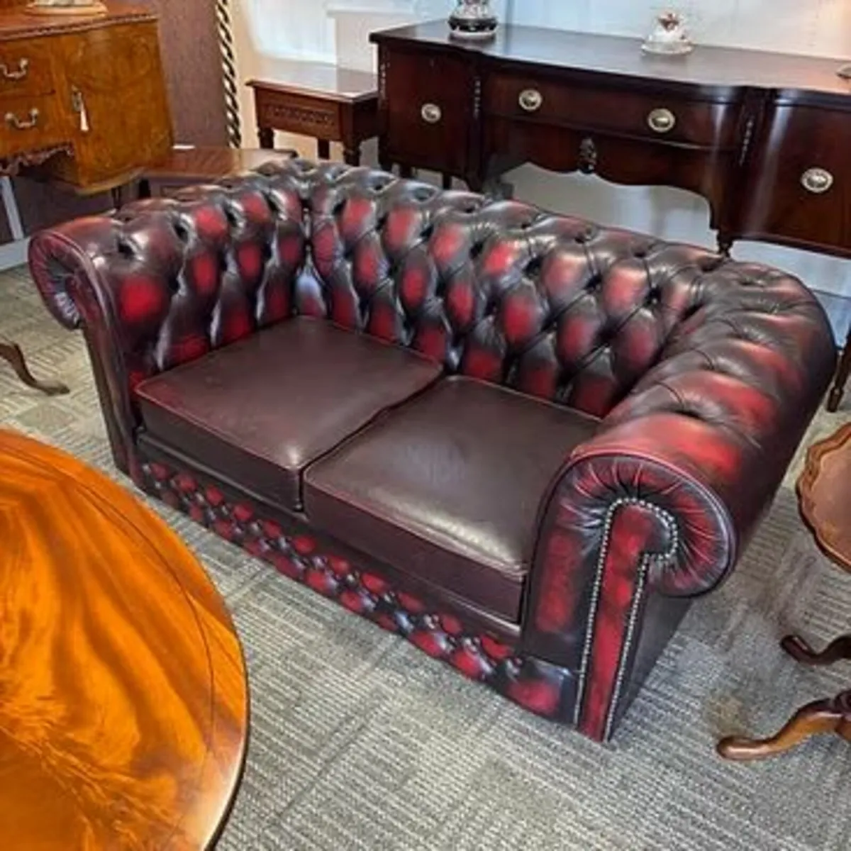 Fabulous deep red Thomas Lloyd preowned leather 2