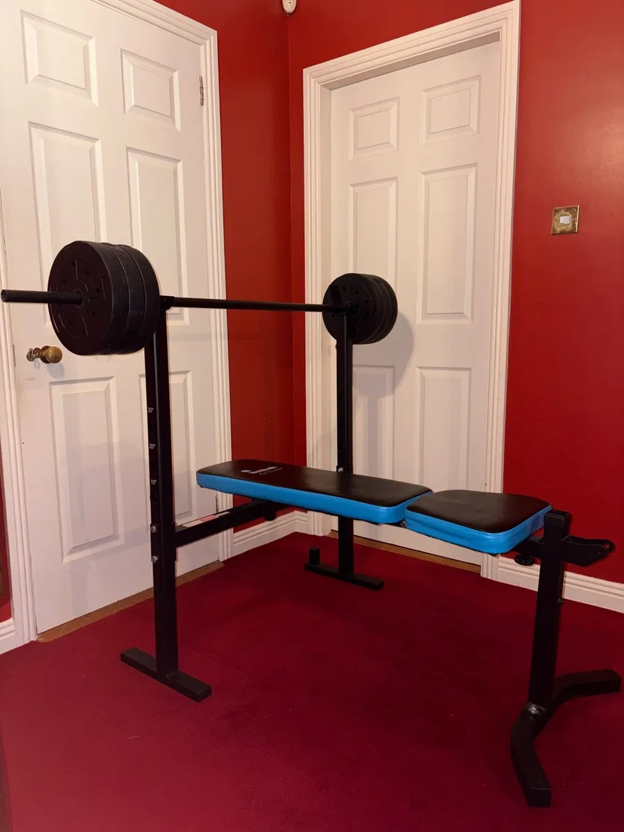 50KG Weights | Bench | Rack | Barbell - Image 3
