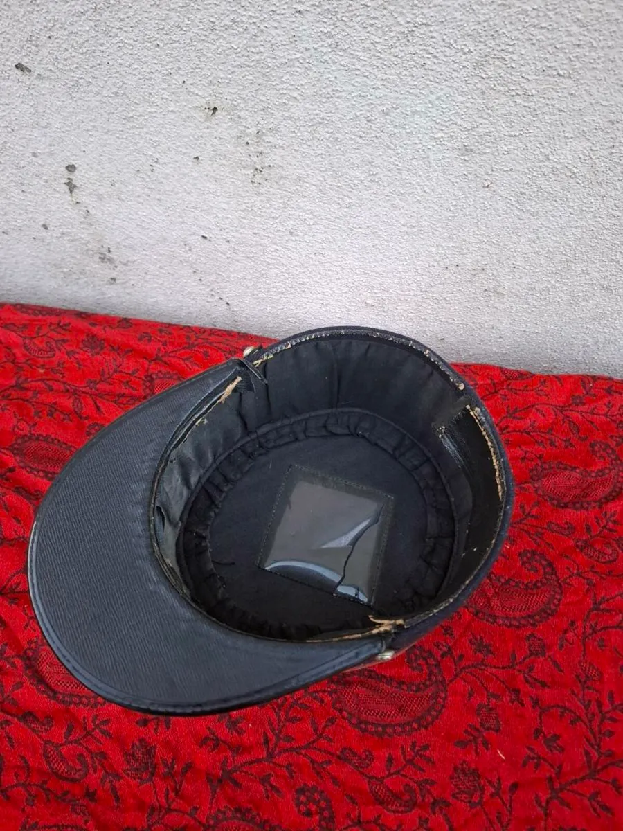 Old french fire fighter cap - Image 2