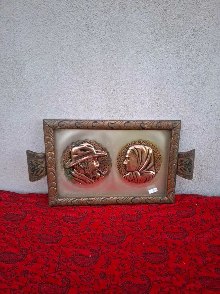 Old decorative tray postage possible