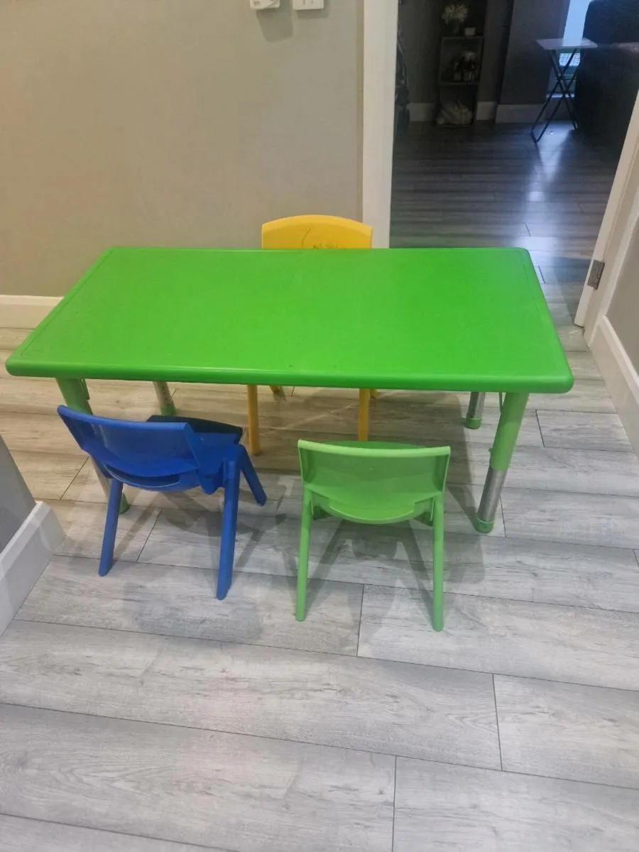 Table and chairs