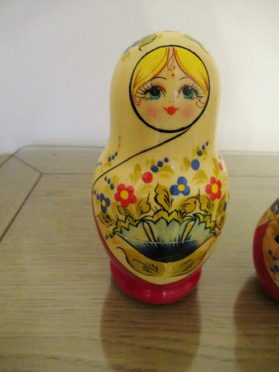 antique vintage Russian Doll set Matryoshka RARE - Image 2