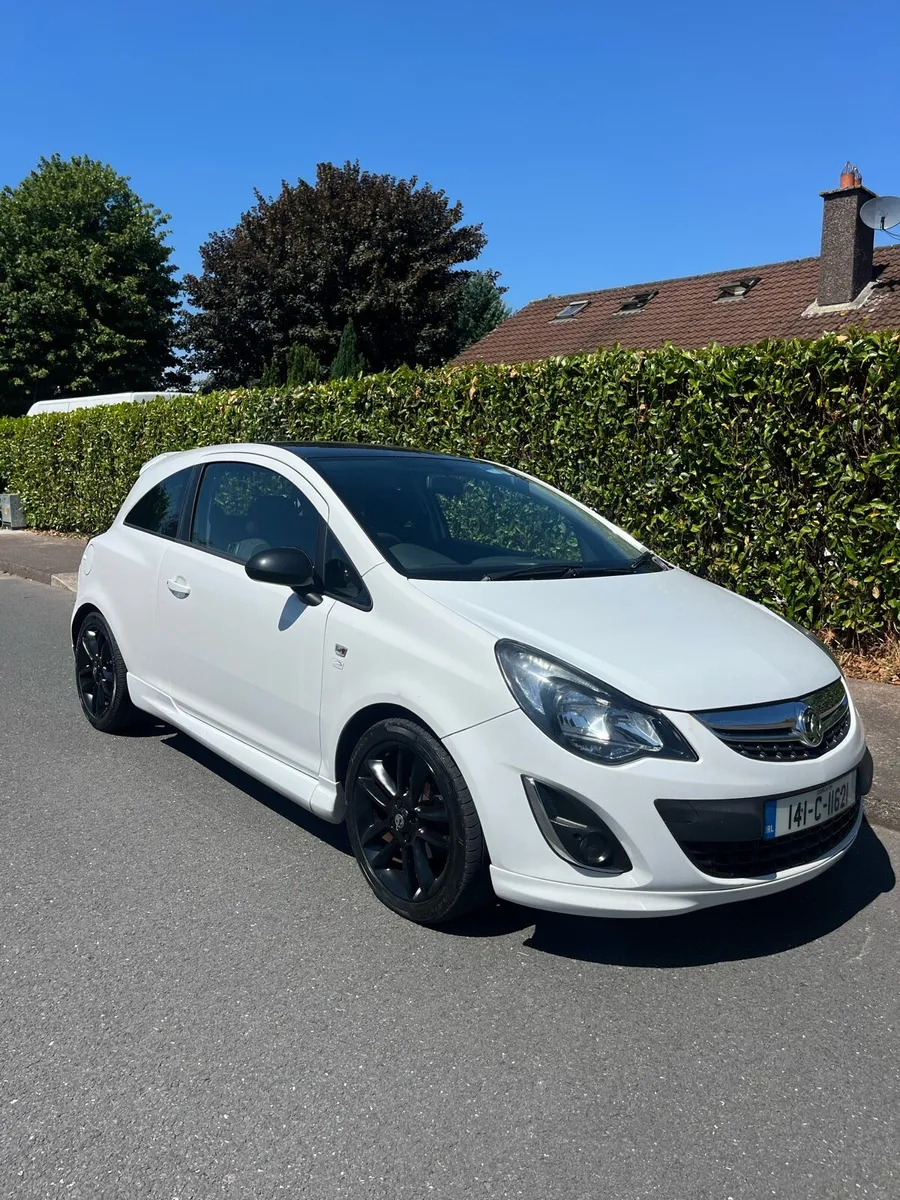 2014 **Limited Edition** White Opel Corsa - Image 3