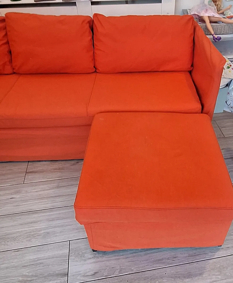 Corner L couch sofa sofa bed - Image 1