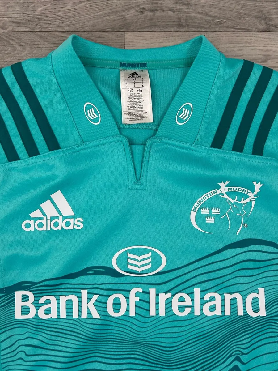 Adidas Munster Rugby Jersey Shirt Mens Large - Image 3