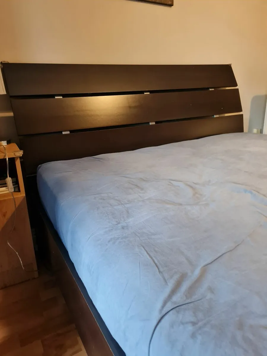 King Size bed plus king mattress - Image 4