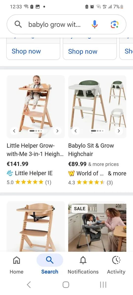 Brand new baby  highchair convertible to a seat - Image 2