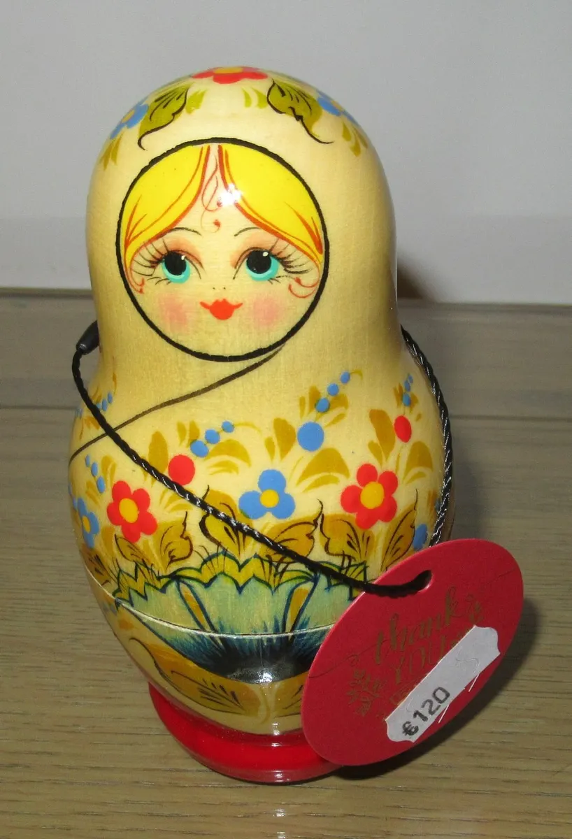 antique vintage Russian Doll set Matryoshka RARE - Image 1
