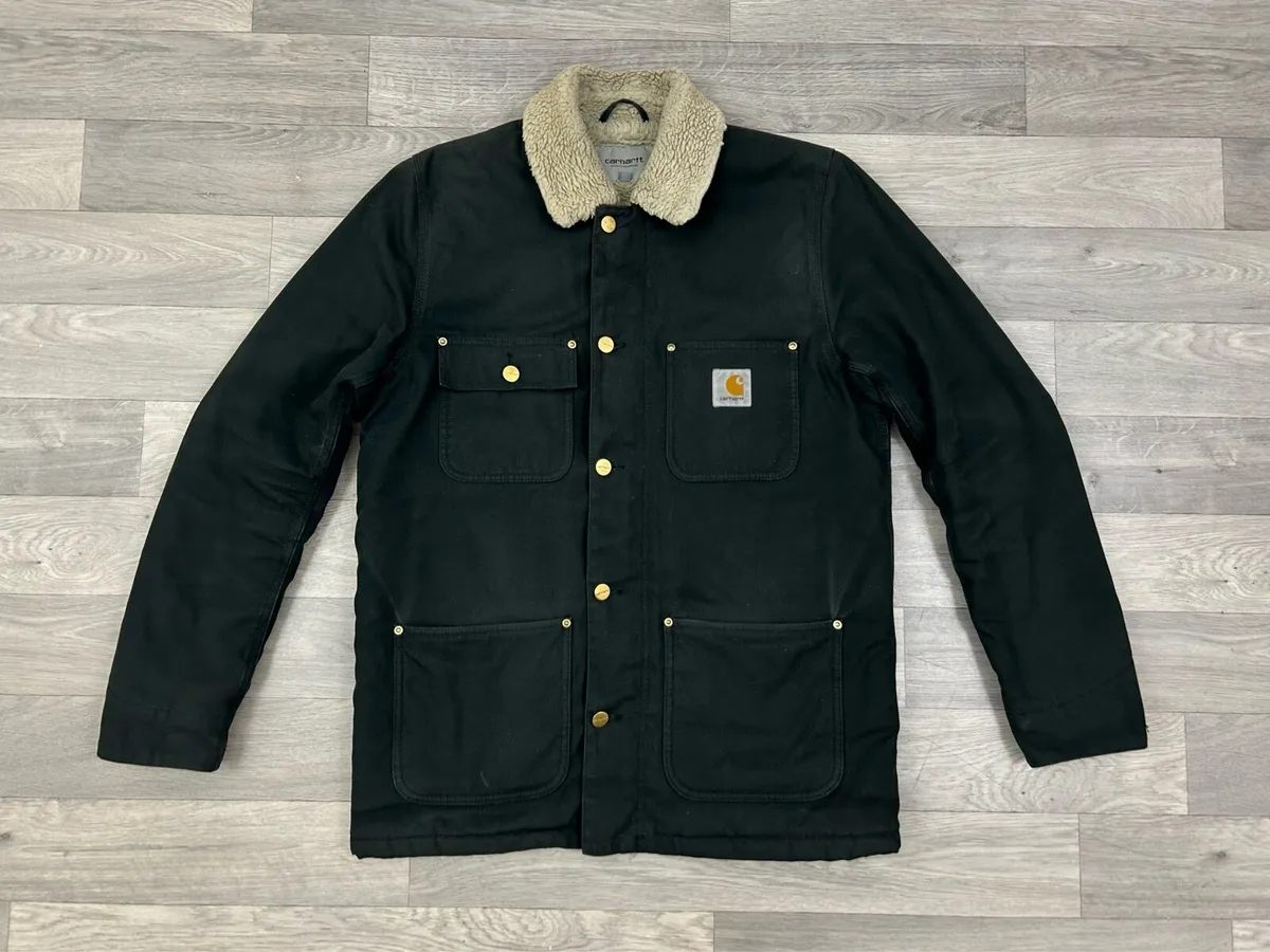 Carhartt Phoenix Sherpa Lined Chore Jacket Medium - Image 1