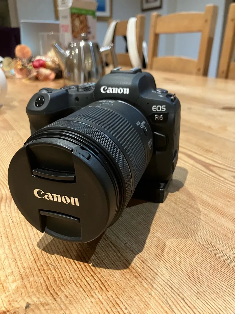 Canon R6 digital camera with accessories - Image 1