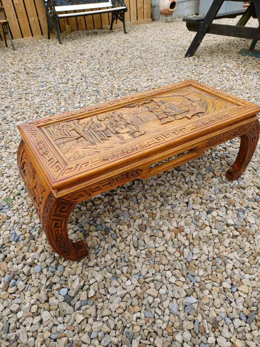 Vintage Chinese Coffee Table - Image 1