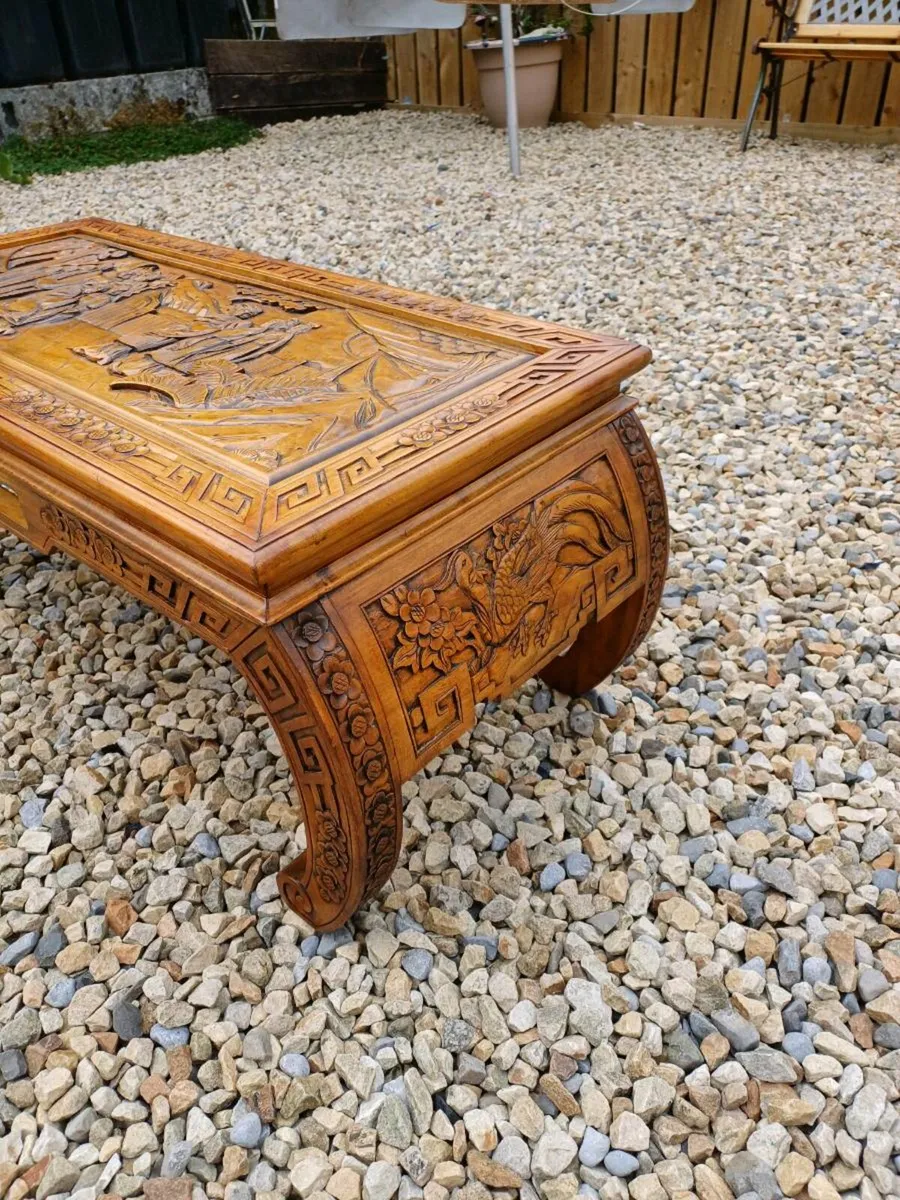 Vintage Chinese Coffee Table - Image 4