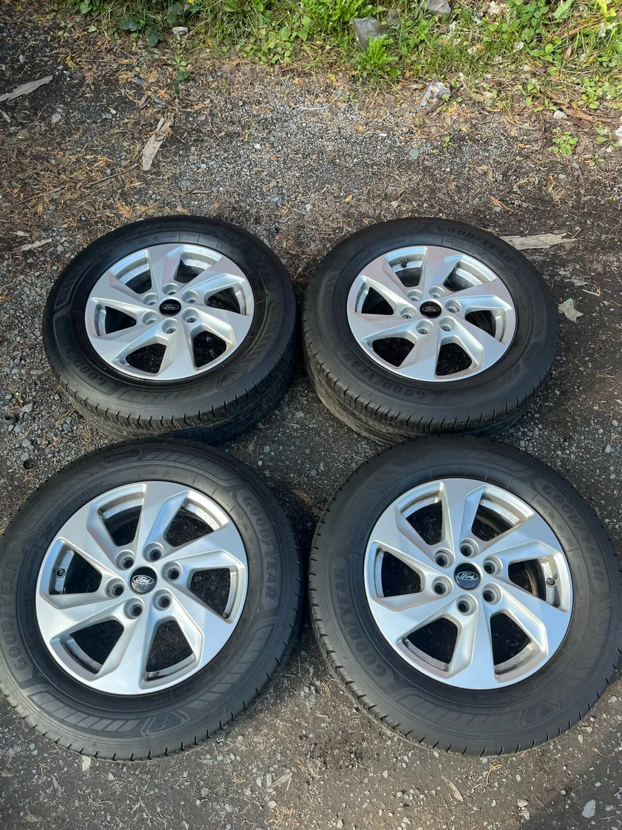 16’ Genuine Ford Transit Custom alloy wheels - Image 1