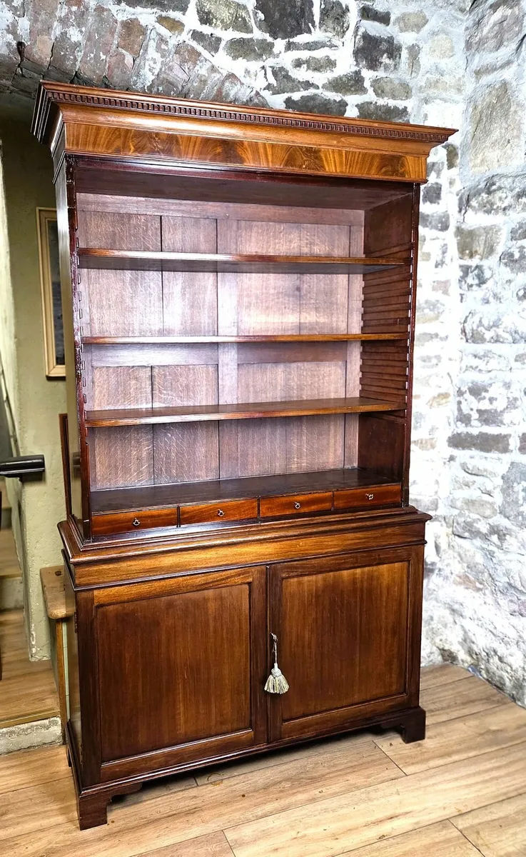 Victorian Open Bookcase- Circa 1870 - Image 2