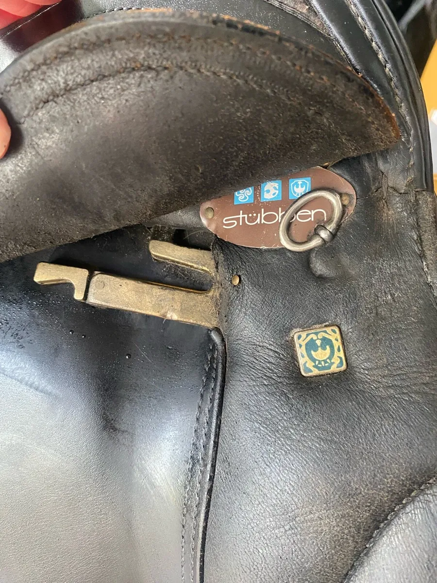 18” Stubben scandica Leather saddle - Image 3