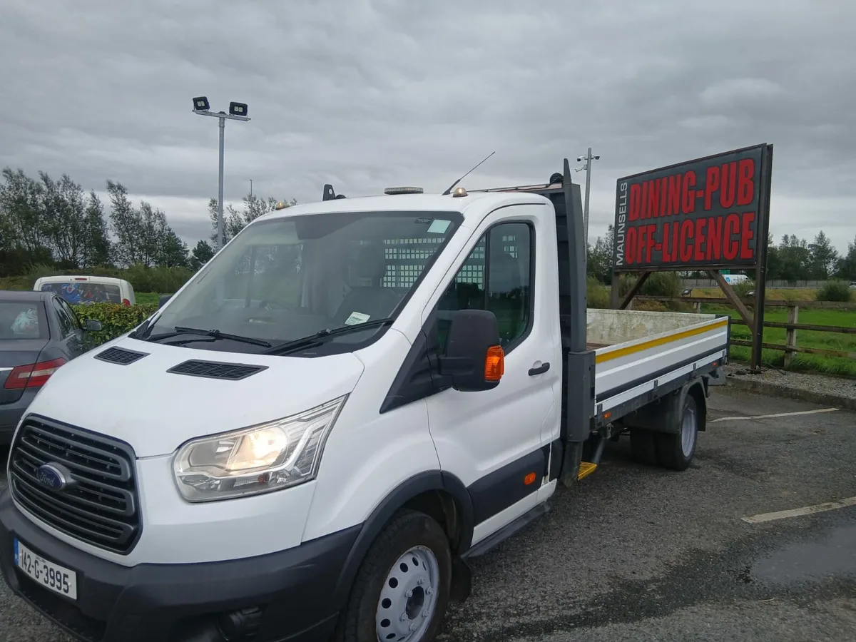 2014 ford transit flat bed - Image 1