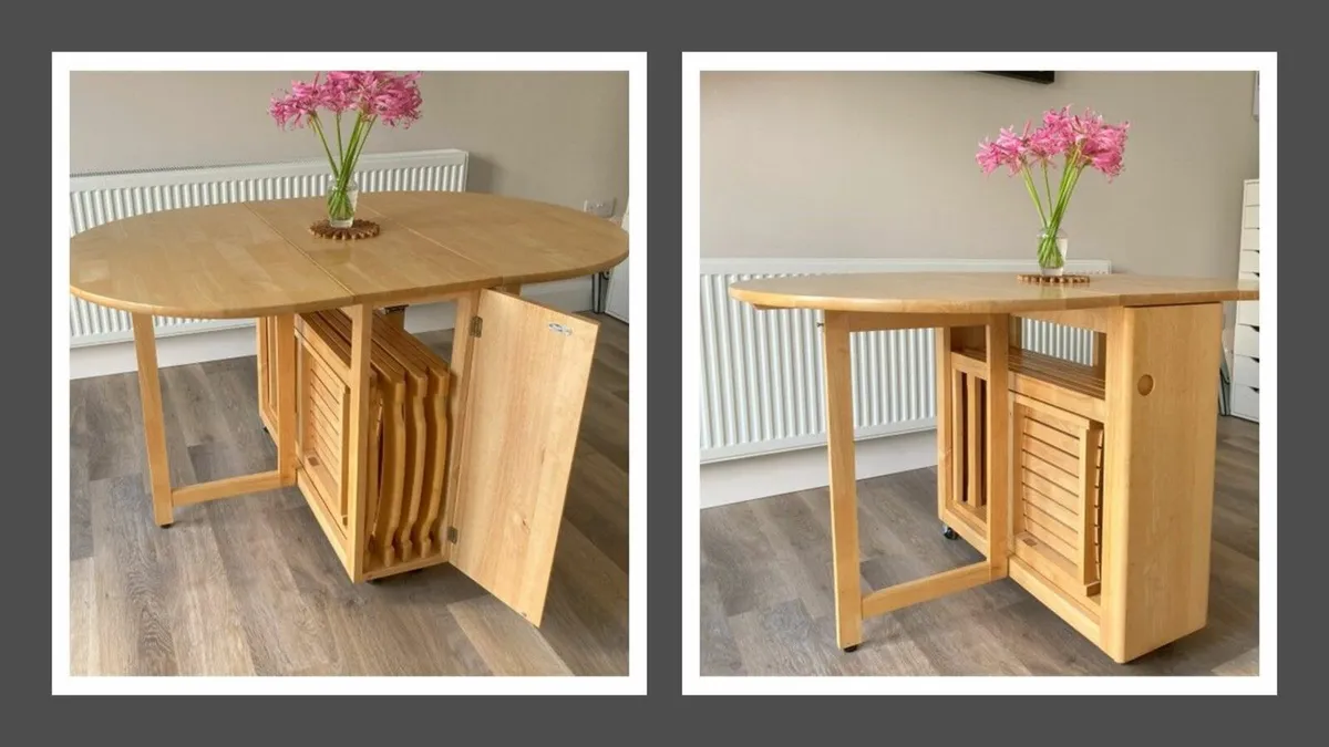 Drop Leaf Dining Table - Image 4