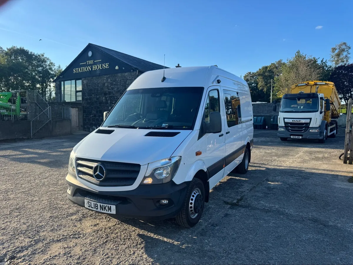 Mercedes Sprinter 2018 519 3.0 5ton Auto  crew van - Image 1