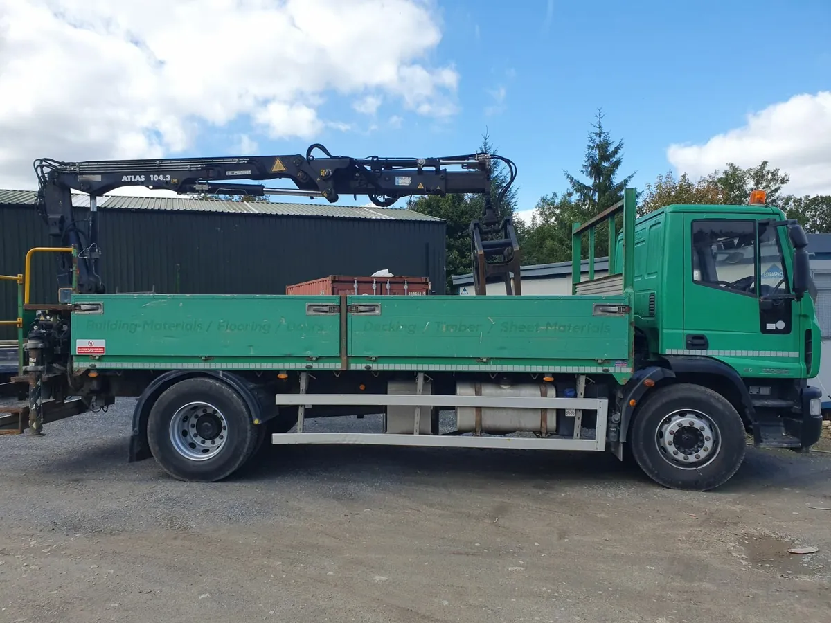 Iveco Euro Cargo 180E25S Automatic +Atlas Crane - Image 4