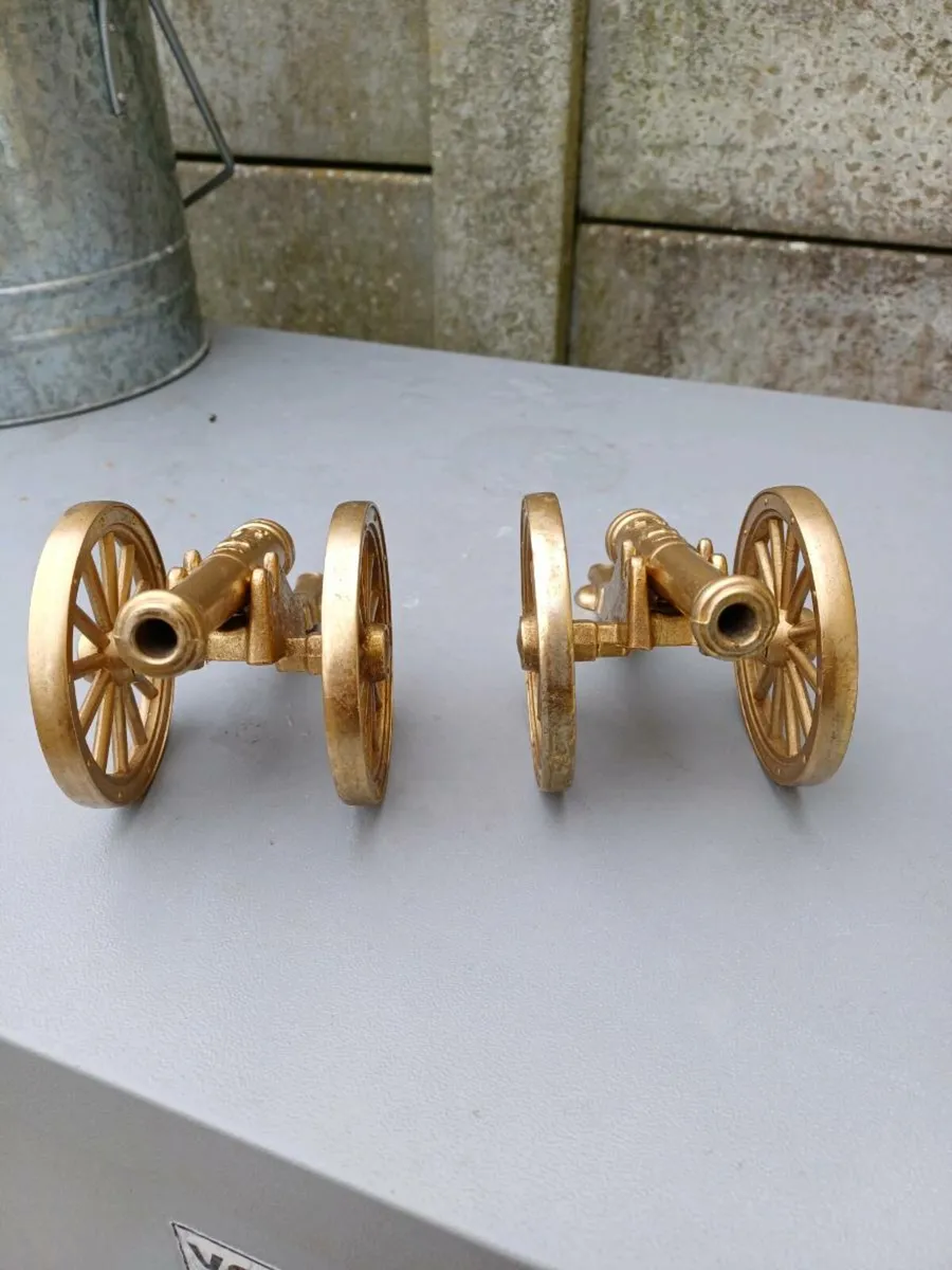 Vintage Brass Cannons - Image 4