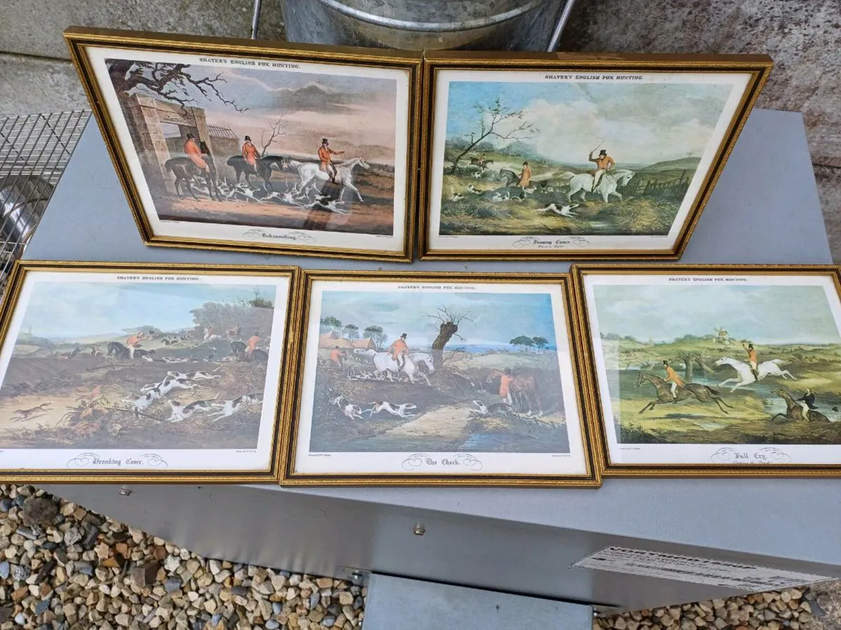 Vintage Fox-Hunting Pictures - Image 2