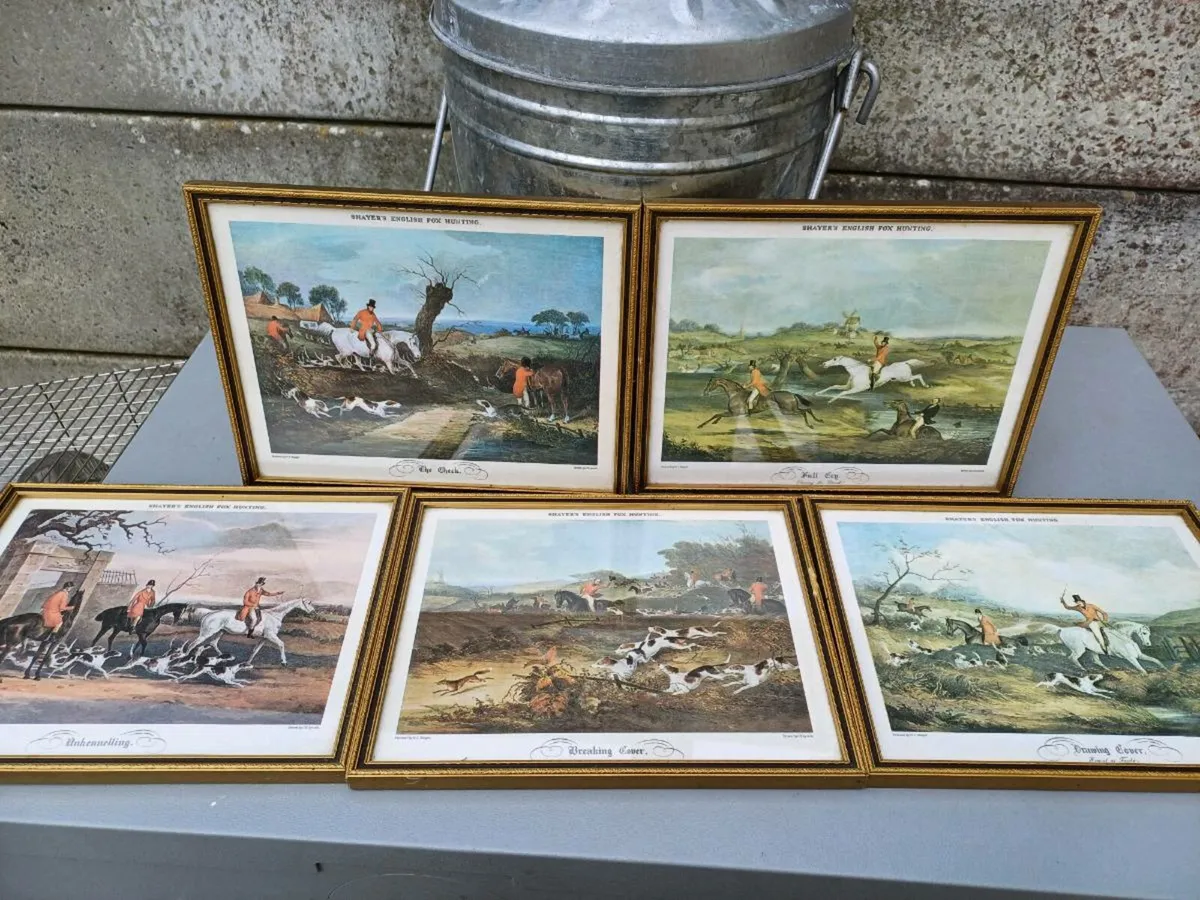Vintage Fox-Hunting Pictures - Image 4