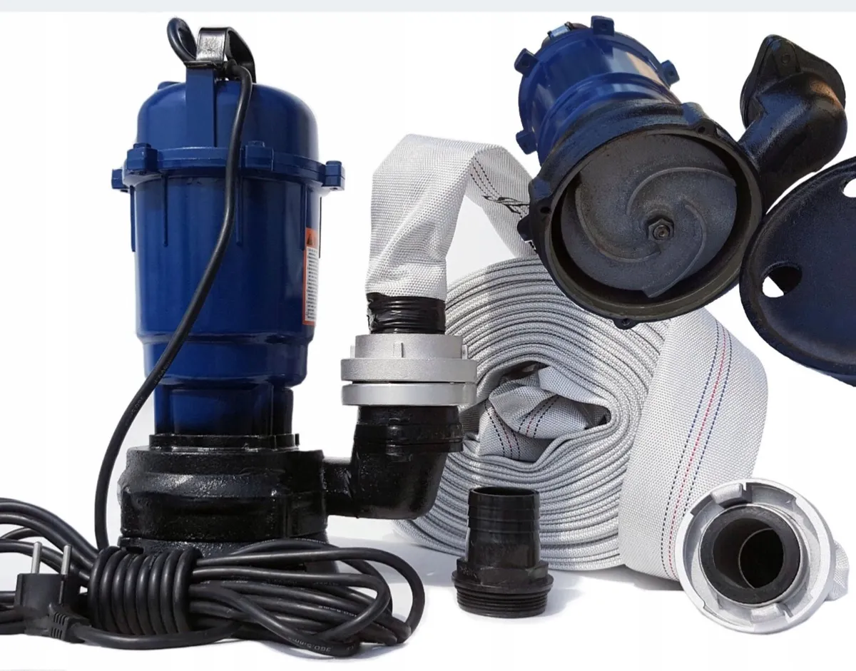 PUMP FOR septic tanks and dirty water + 30M hose - Image 1