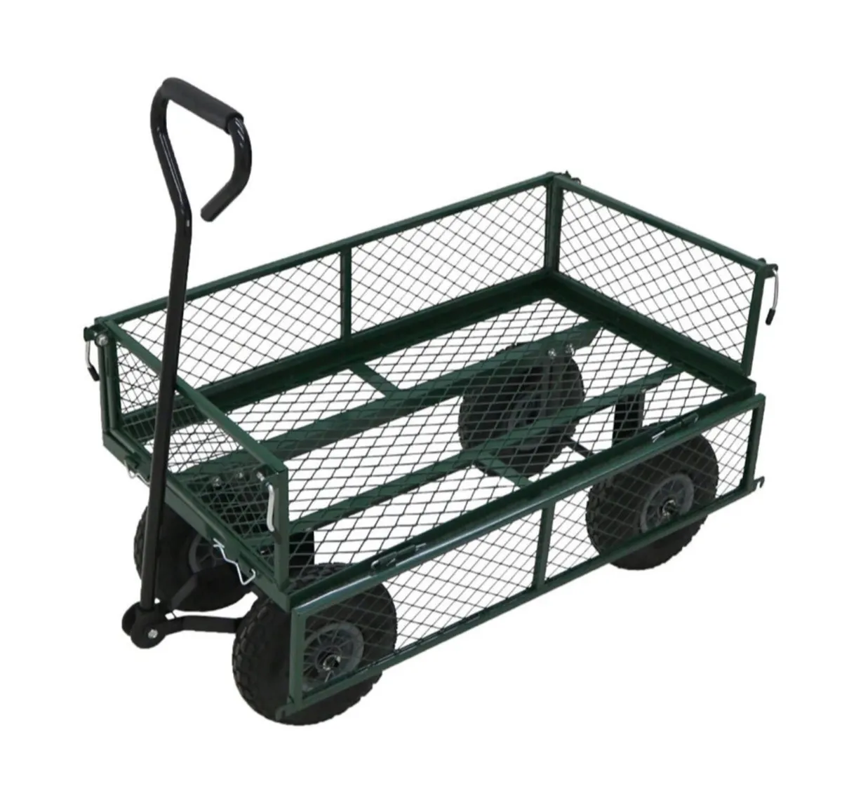 NEW Heavy Duty Metal Garden Cart Trolley - Image 1
