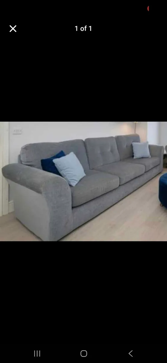 Blue sofa set - Image 2