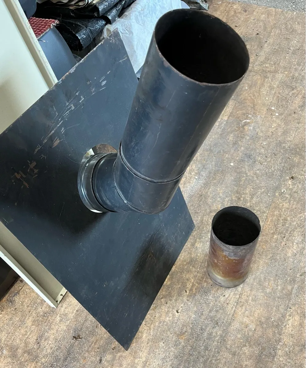 Stove Pipe and Stove Rosette Plate as per photo - Image 1