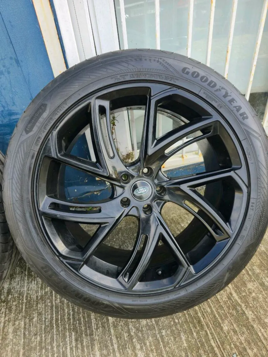 22" Black RangeRover, Defender, Discovery Alloys - Image 3