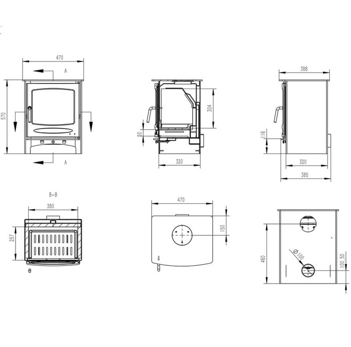 Sherwood 7kw Multi Fuel - Image 2