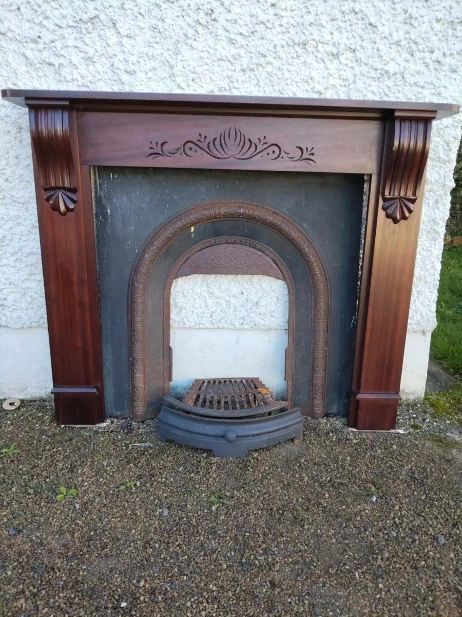 Mahogany Fireplace - Image 1