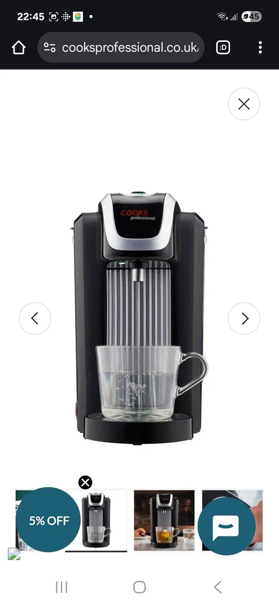 Cooks Professional Hot Water Dispenser - Image 1