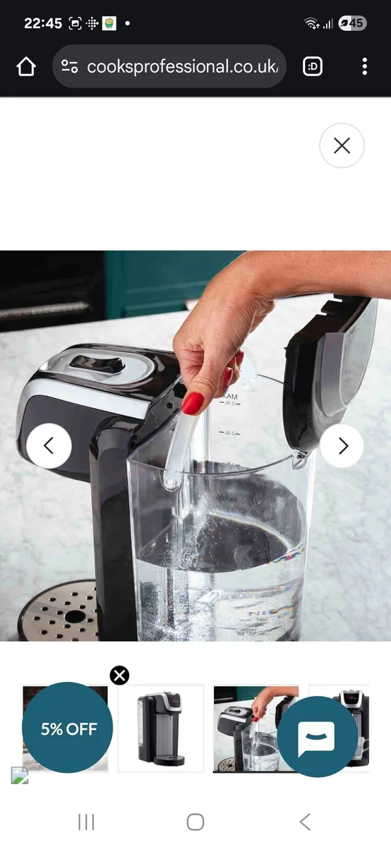 Cooks Professional Hot Water Dispenser - Image 3