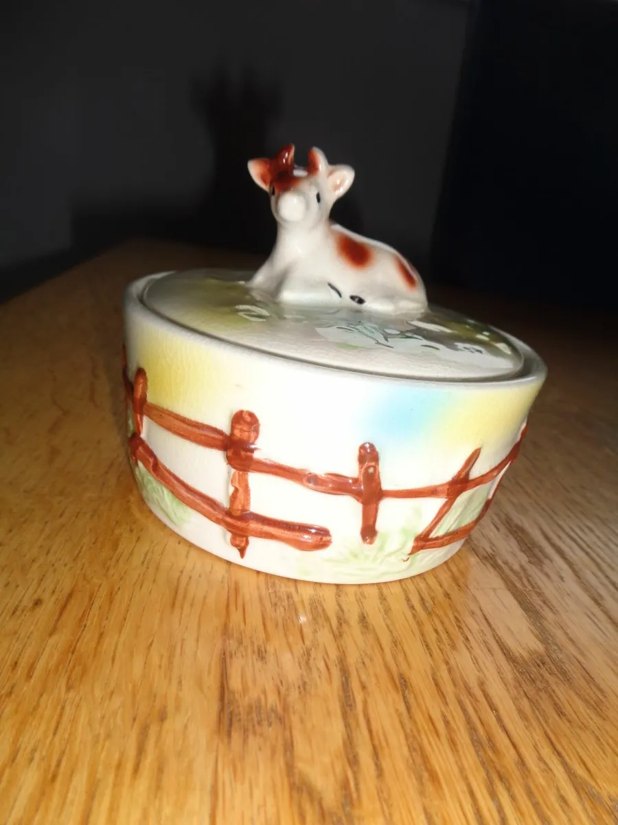 Vintage Ceramic Trinket Holder for Sale - Image 1